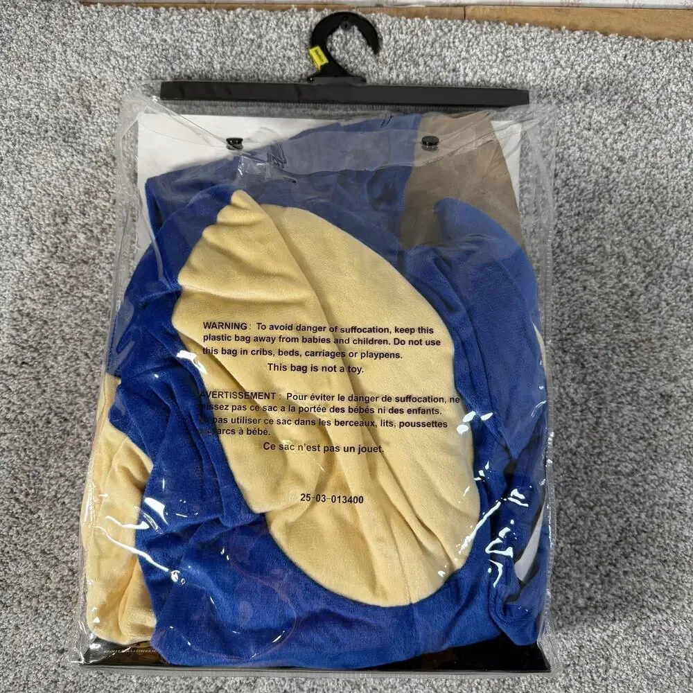 Spirit Sonic The Hedgehog Costume Child M 8-10 Video Game Cosplay Gamer Cartoon